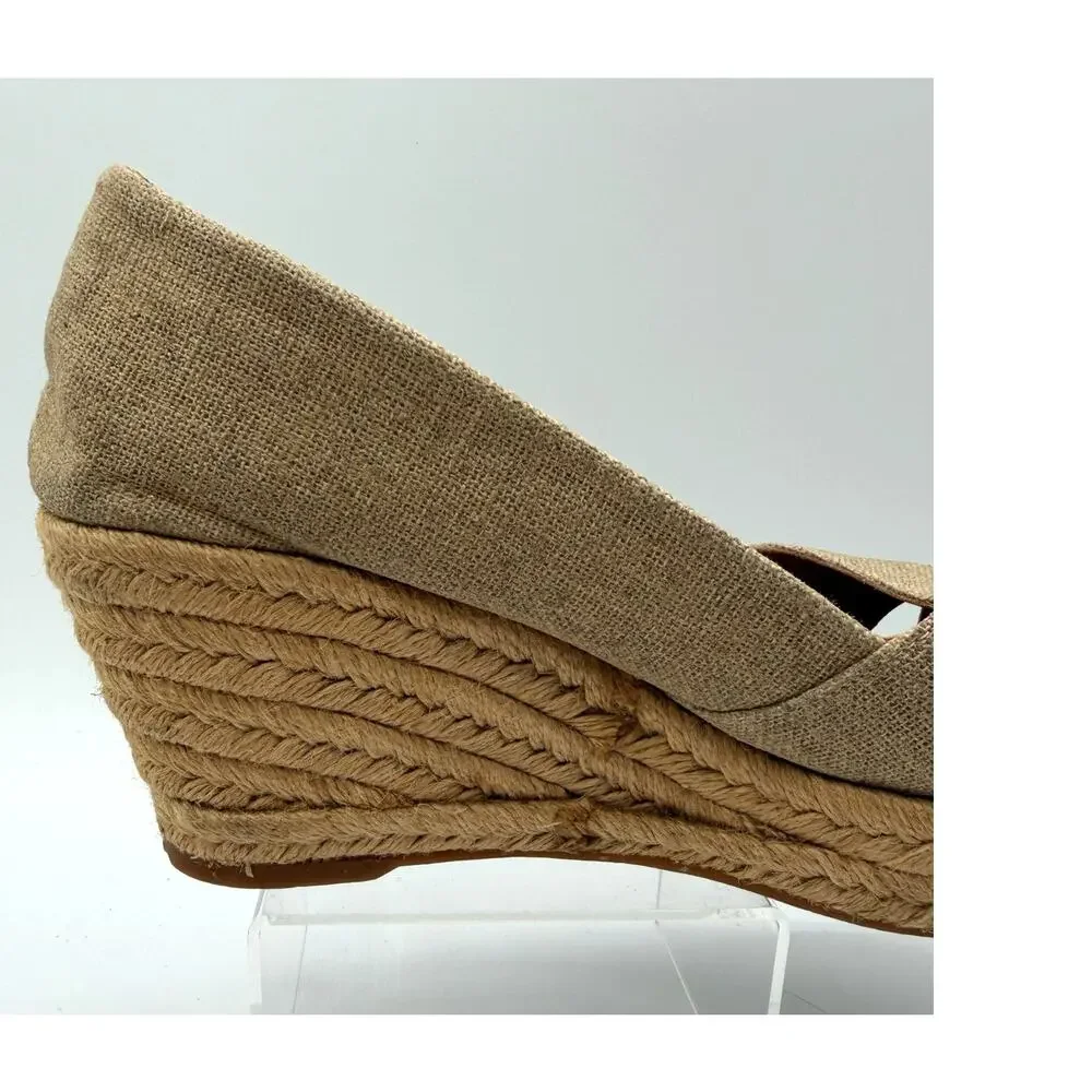 Tory Burch Filipa Espadrille Wedge Made In Spain-Sz 10B